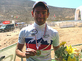 Estudiante de Kinesiologa es campen panamericano de mountainbike